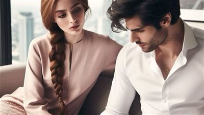 أقنعت الزوجة الجميلة ذات الج@سد الممشوق زوجها المسكين الذي تزوجها حبا لها رغم معارضة والدته