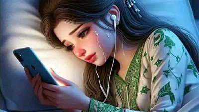 كنت قاعده زهقانه بالليل وجــوزي نايـــم جنبي