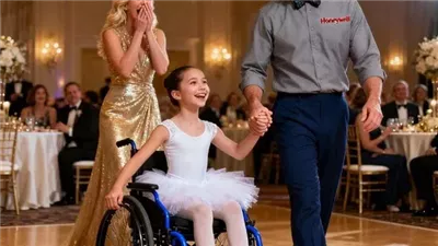 أبٌ عازب يعمل عاملَ نظافة يرقص مع فتاة ذات إعاقة… غير مدرك أنّ والدتها المليارديرة تراقبه من بعيد…