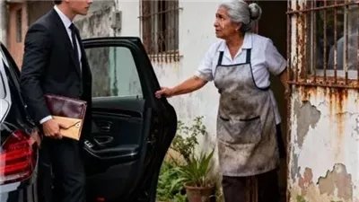 نادلة أطعمَت طفلين يتيمين وبعد 17 عامًا توقّفت سيارة فاخرة أمام بابها! 