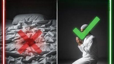 احذر قبل أن تصلي.. أصاب الفراش 